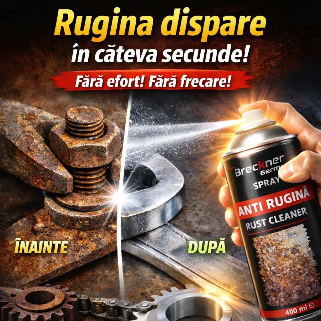 SPRAY ANTI-RUGINA PENTRU TOATE TIPURILE DE FIER - GOSPODIVO